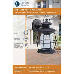 Porch Light Fixture, 60 W, CFL Lamp, A19 Bulb 1 Porch Light Fixture, 60 W, CFL Lamp, A19 Bulb