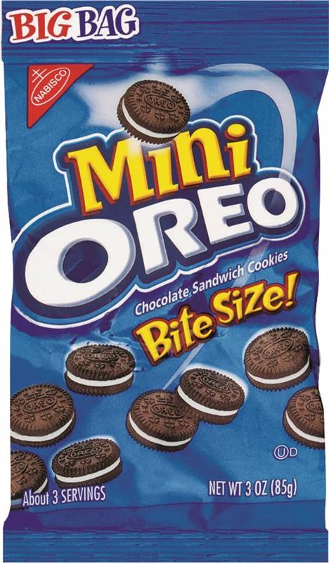 3-Ounce Mini Oreo Bite Size Chocolate Sandwich Cookies