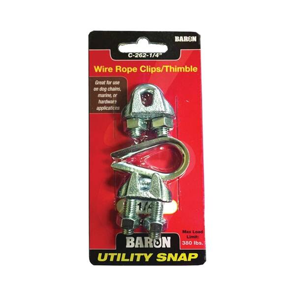 1/4-Inch Wire Rope Utility Snap