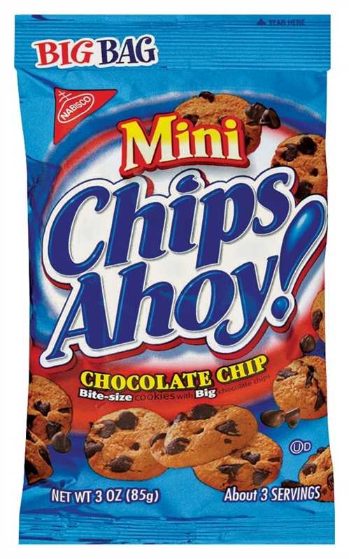 3-Ounce Mini Chips Ahoy! Chocolate Chip Bite-Size Cookies