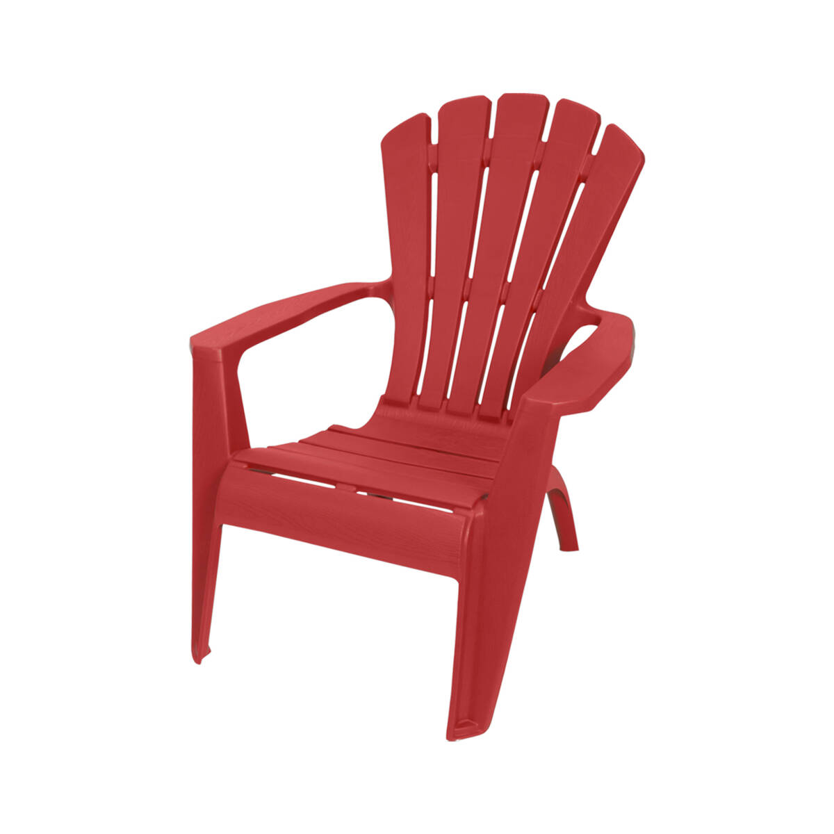 Red Explosion Outdoor Resin Adirondack Chair
