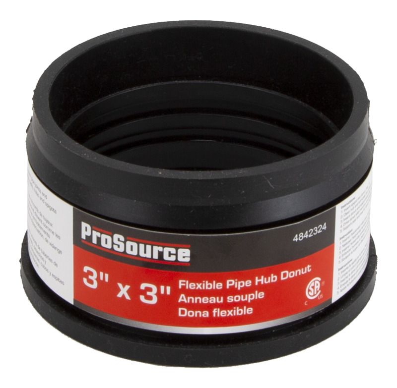 3-Inch X 3-Inch Pipe Hub Donut 3 3-Inch X 3-Inch Pipe Hub Donut
