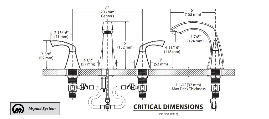 Matte Black Lindor™ 2-Handle High-Arc Bathroom Faucet 1 Matte Black Lindor™ 2-Handle High-Arc Bathroom Faucet