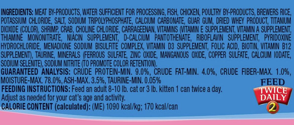 5-1/2-Ounce Meaty Pate Seafood Platter Cat Food 1 5-1/2-Ounce Meaty Pate Seafood Platter Cat Food