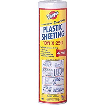 10 x 25-Foot Clear Plastic Polyfilm