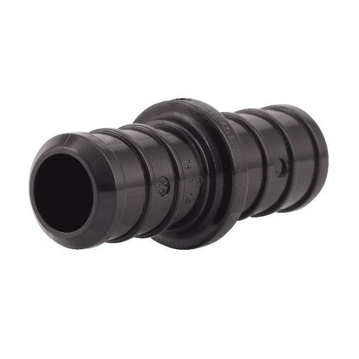 1/2 x 1/2-Inch Black Polymer Barb X Barb PEX Coupling 5-Pack