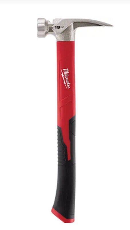 19-Ounce Smooth Face Hammer With Fiberglass Handle 1 19-Ounce Smooth Face Hammer With Fiberglass Handle