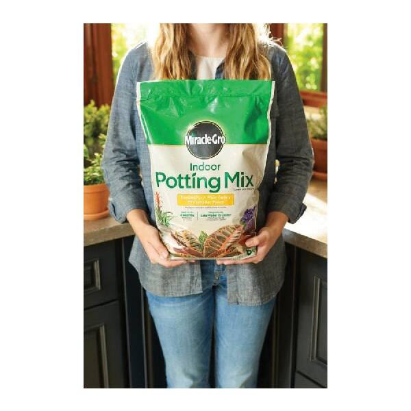 6-Dry Quart Indoor Potting Mix For Containers, 0.25-0.13-0.19