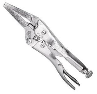 6-Inch Long Nose Locking Pliers With Wire Cutter 2 6-Inch Long Nose Locking Pliers With Wire Cutter
