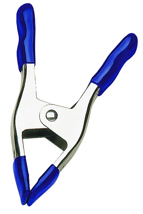 1-Inch Metal Spring Clamp With Soft-Grip Pads