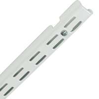 30-Inch White Standard Shelf Track