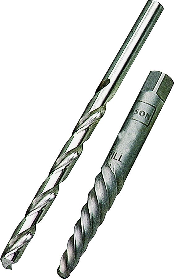Ex-2 Spiral Flute Screw Extractor And 7/64-Inch High Speed Steel Drill Bit Combo, 2-Pieces