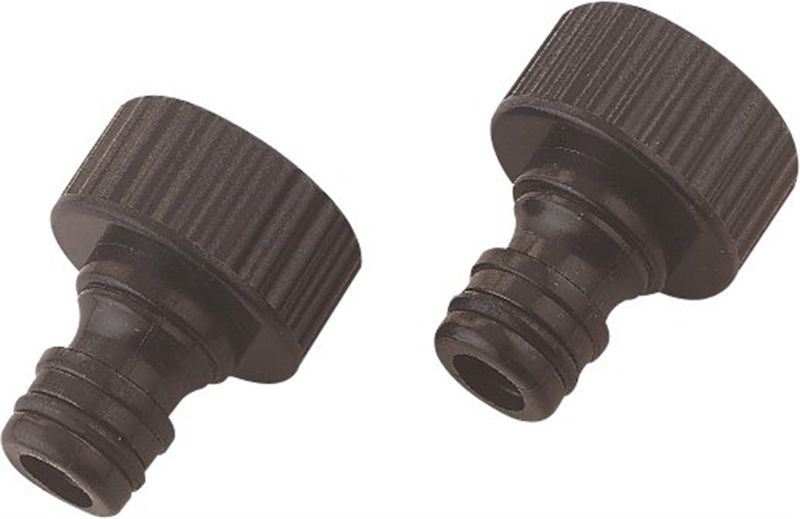 3/4-Inch Plastic Tap Adaptor, Female, 2-Piece