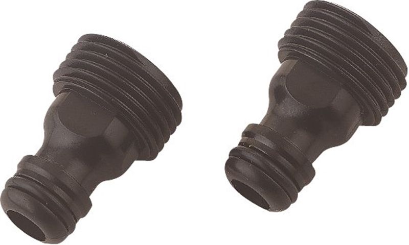 3/4-Inch Plastic Tap Adaptor, Male, 2-Piece