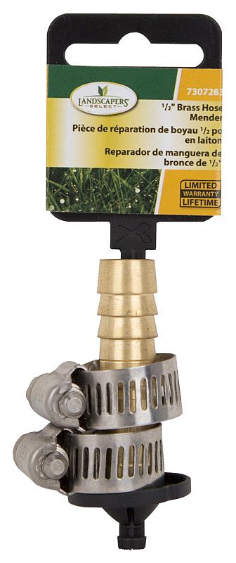 1/2-Inch Brass Hose Mender, Male 2 1/2-Inch Brass Hose Mender, Male