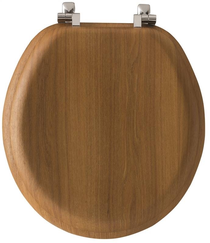 Round Wood Veneer Toilet Seat 1 Round Wood Veneer Toilet Seat
