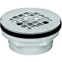 2-Inch PVC No-Caulk Shower Drain 2 2-Inch PVC No-Caulk Shower Drain