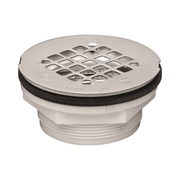 2-Inch PVC No-Caulk Shower Drain 3 2-Inch PVC No-Caulk Shower Drain