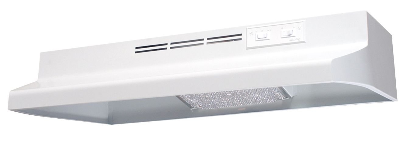 36 in. 180 CFM White Convertible Under Cabinet Range Hood