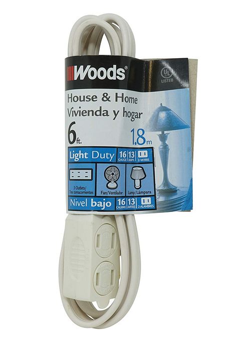 6-Foot 16/2 SPT-2 Indoor Extension Cord