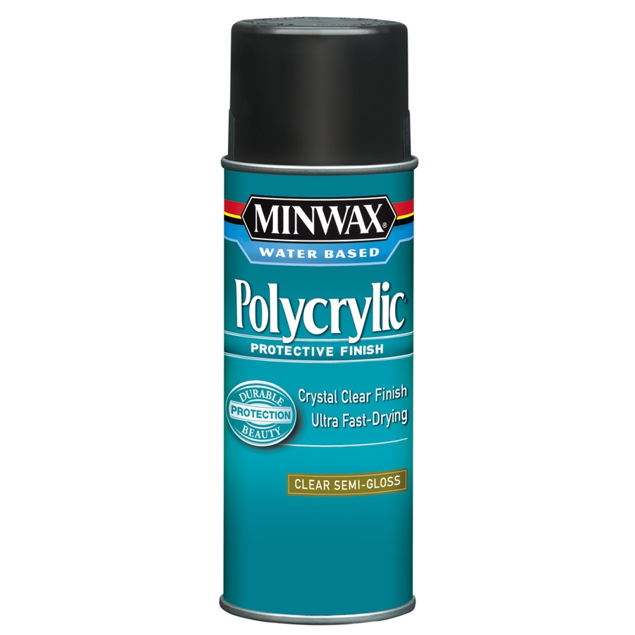 11.5-Ounce Clear Semi-Gloss Polycrylic Protective Finish Spray