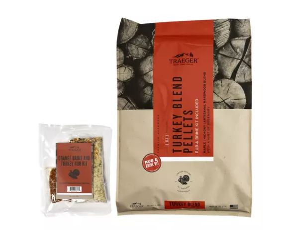 Turkey Blend Smoking Wood Pellets, 18 lb 4 Turkey Blend Smoking Wood Pellets, 18 lb