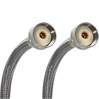3/4-Inch X 5-Foot Female Stainless Steel No-Burst Washing Machine Hose