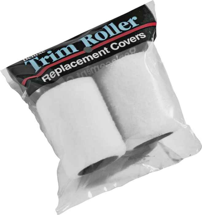 3 x 3/8-Inch Deluxe Trim Roller Refill, 2-Pack