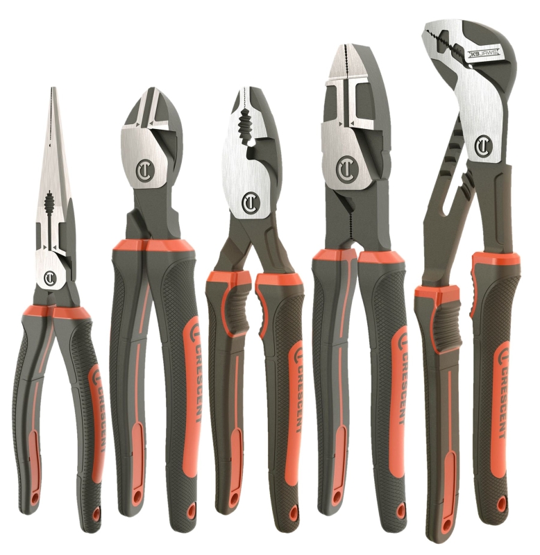 5-Piece Z2 Mixed Dual Material Plier Set 1 5-Piece Z2 Mixed Dual Material Plier Set