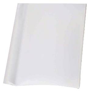 2.5 in x4 ft White Vinyl Wall Base