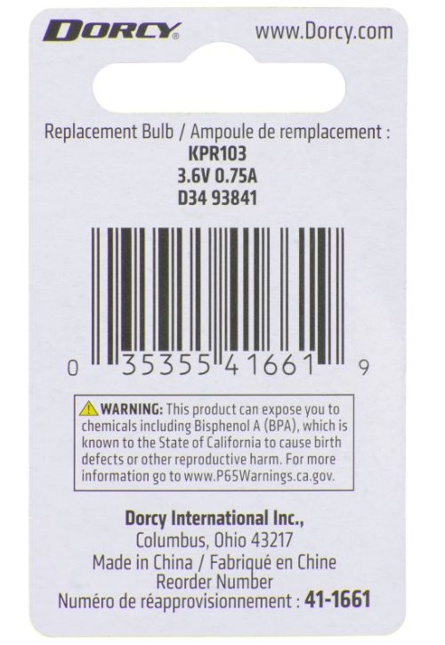 3.6-Volt 3d Krypton Flashlight Replacement Bulb, 2-Pack 2 3.6-Volt 3d Krypton Flashlight Replacement Bulb, 2-Pack