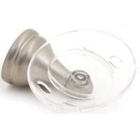 Brushed Nickel Toothbrush/Tumbler Holder