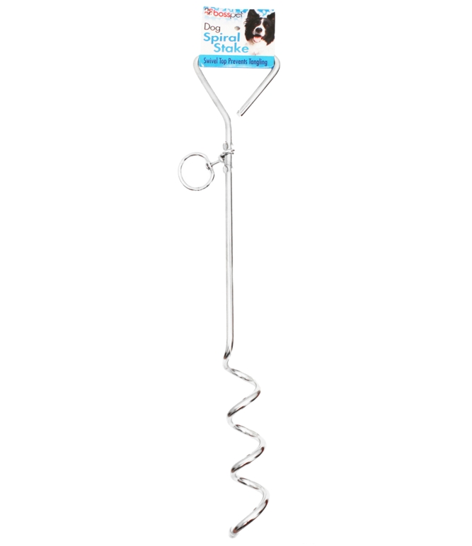 18-Inch Spiral Tie-Out Stake