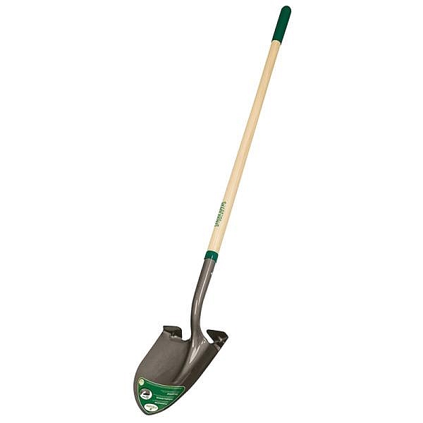 Round Shovel With 48-Inch Wood Handle