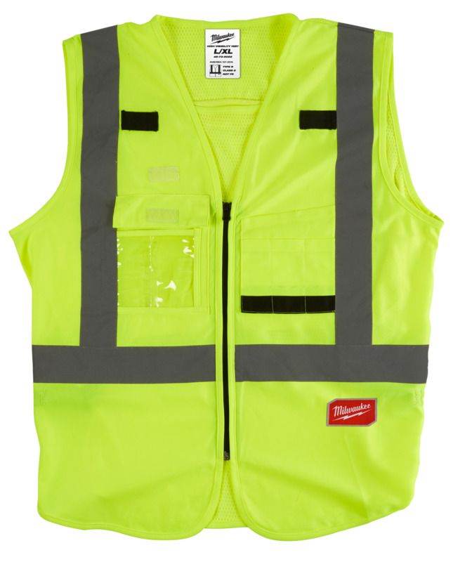 2x-Large/3X-Large High Visibility Yellow Safety Vest