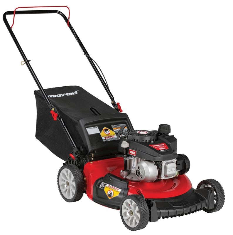 21-Inch Tri-Action Deck Walk Behind Push Lawn Mower With 140cc Briggs And Stratton Engine