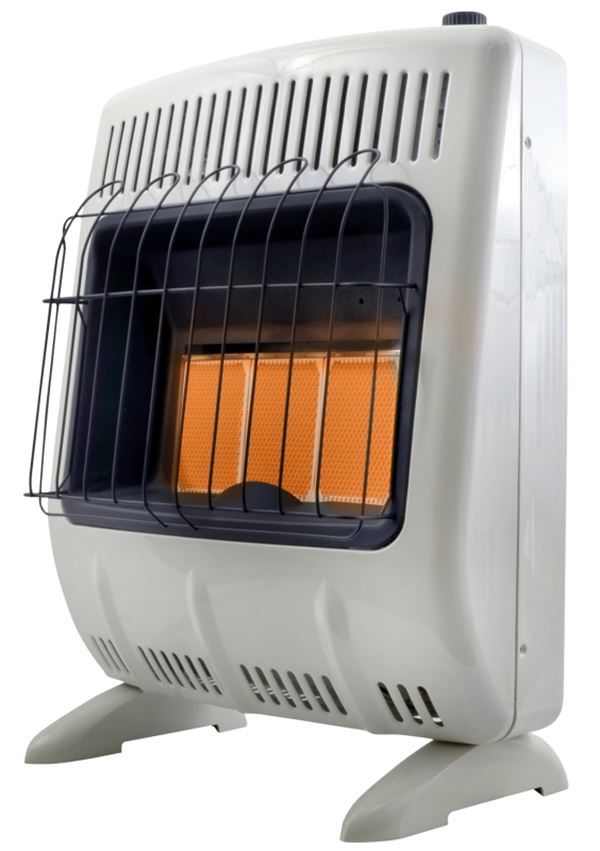 30000 Btu, Vent-Free, Radiant, Natural Gas Heater