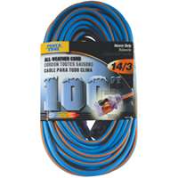 All-Weather 100-Foot 14/3 SJEOW Heavy Duty Outdoor Extension Cord