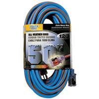 All-Weather 50-Foot 12/3 SJEOW Extra Heavy Duty Outdoor Extension Cord