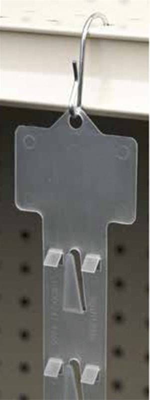 12-Clip Retailer, 2-Inch Label Holder