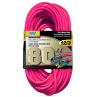 80-Foot 12/3 SJTW Extra Heavy Duty Outdoor Extension Cord