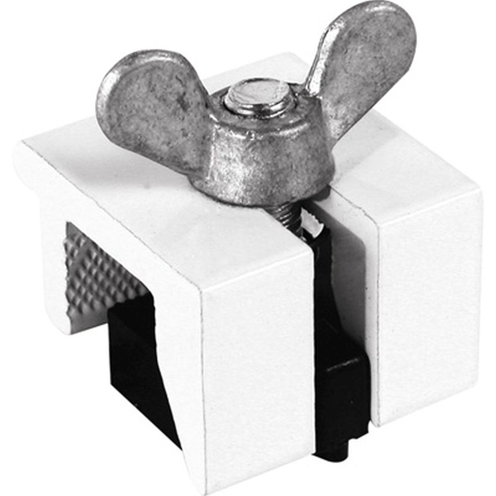 7/8-Inch White Non-Marring Sliding Window Lock 1 7/8-Inch White Non-Marring Sliding Window Lock