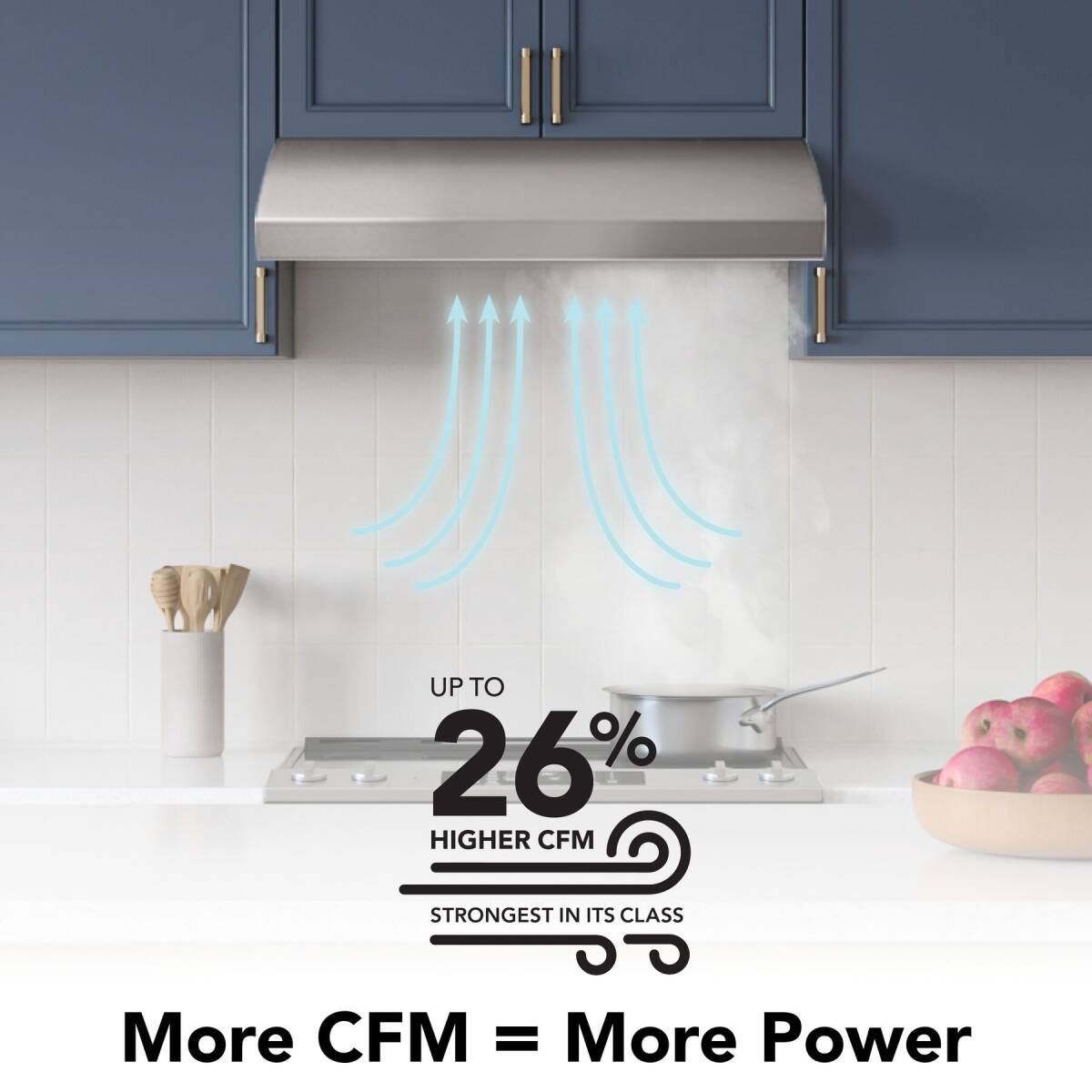 30 in. 270 CFM Stainless SteelUnder Cabinet Range Hood