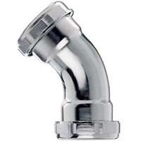 1-1/2-Inch Chrome Drain Pipe Elbow