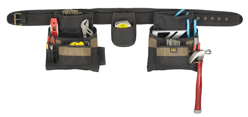 17-Pocket 4-Piece Brown Deluxe Tool Apron 2 17-Pocket 4-Piece Brown Deluxe Tool Apron