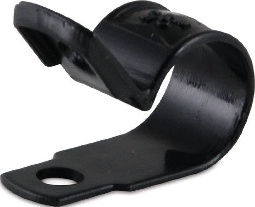 3/8-Inch 1-Hole Black Plastic Clamp 1 3/8-Inch 1-Hole Black Plastic Clamp