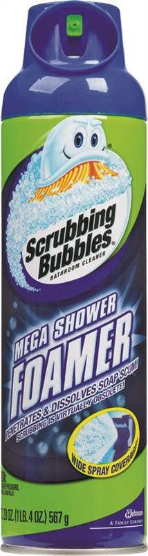 20-Ounce Scrubbing Bubbles?« Mega Shower Foamer Bathroom Cleaner