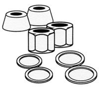 COMP Brass Compression Nut Kit
