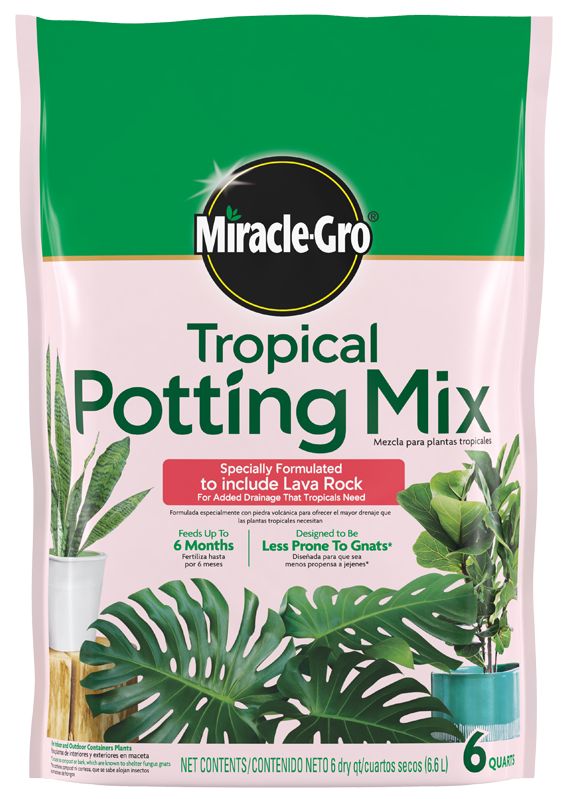 6-Dry Quart Tropical Potting Mix With Lava Rock, 0.08-0.03-0.06 2 6-Dry Quart Tropical Potting Mix With Lava Rock, 0.08-0.03-0.06