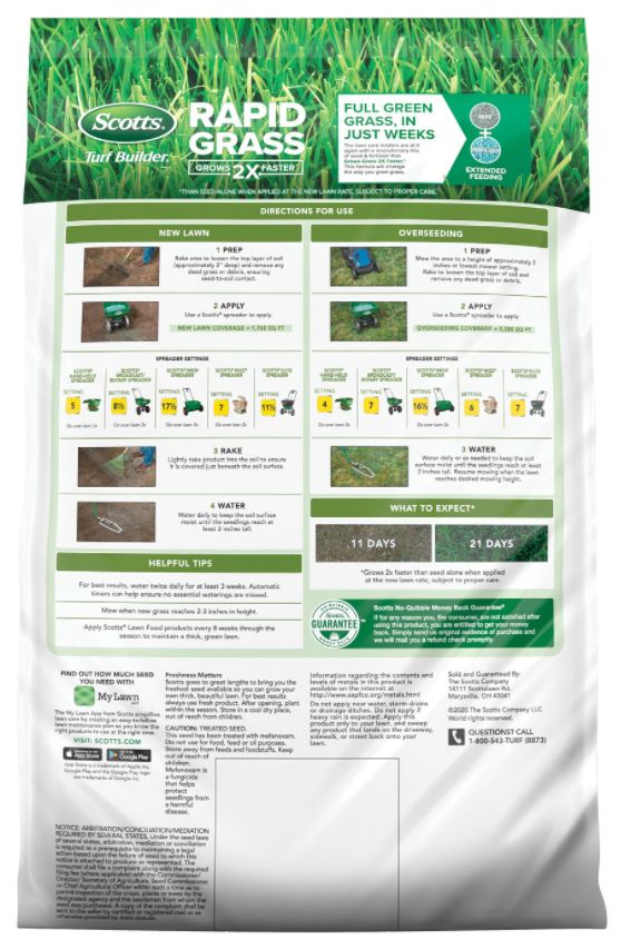 Turf Builder® Rapid Grass Tall Fescue Mix Grass Seed, 16-Pound
